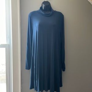 Long Sleeve Mock Neck Dress